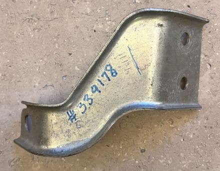 1973-1976E C3 Radiator shroud RH upper BRACKET GM 339178 , Used zinc plated