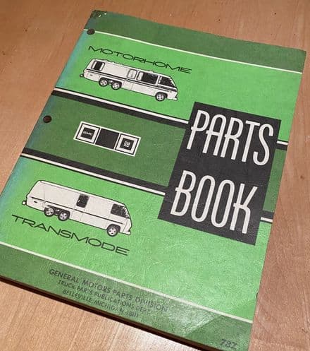 1973 -1978 GMC MOTORHOME Parts and Illustrations CATALOG M-78Z