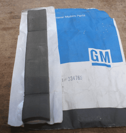 1973-79 PAIR Body Mount Shields insulators #3, GM 334765,New