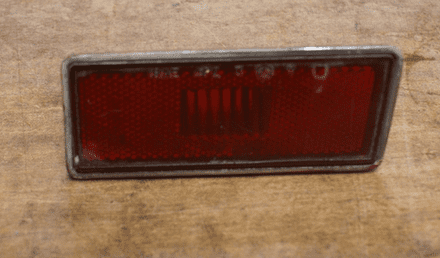 1973-79 Rear Side Marker RH,Red,GM 362958,Used