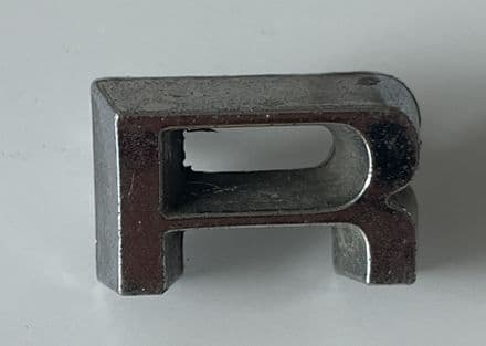 1974-1975 C3 Corvette, rear emblem letter "R", GM 6260519 used