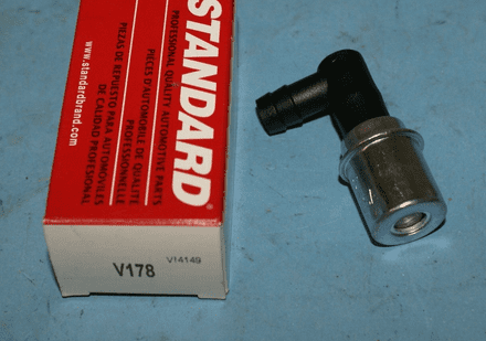 1974-1980 + 1985 1988 Corvette C3 C4 PCV Valve, Standard V178, New