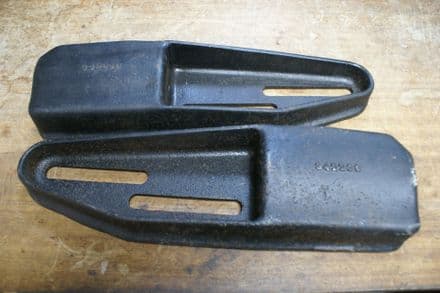 1974 C3 Corvette 1974 Only,LH & RH Rear Bumper Impact Bar Bracket,GM 342239/GM 342240,Used