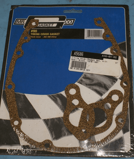 1975-1991 Corvette C3 C4 Small Block Timing Cover Gasket, New