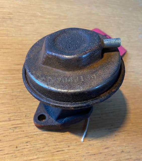 1975-76-77   C3 Corvette,  EGR Valve,GM 7043139   ,  Used   tested ok