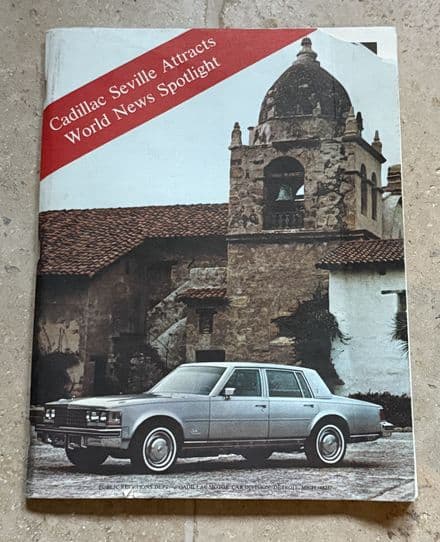 1976 Cadillac  SEVILLE 60-page PRESS REPRINTS BOOK monochrome   Brochure GM OEM