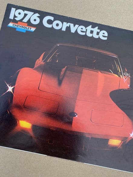 1976 Corvette Original Sales Brochure 1976 B76