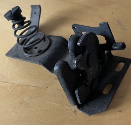 1977-1982 C3 GM 476239 ,LH Hood Latch Inc Spring -may be twIsted