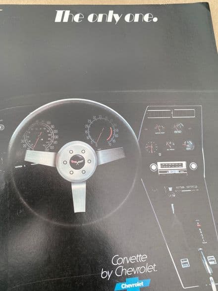 1977 Corvette Original Sales Brochure 1977 B77
