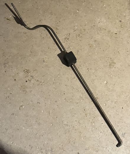 1978-1982 16" RH pass Door Opening Control Rod - Inside To Lock Mechanism, Used