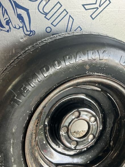 1978-1982 C3, 15X 5JJ GOODYEAR Compact Spare Wheel GM 472545 & P195/80 D15 Polyspare Tyre used