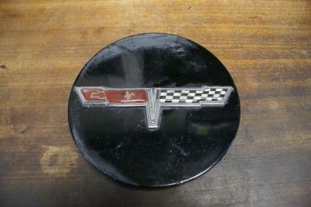 1978-1982 C3 Corvette, GM 14016043 Gas Door Lid W/Emblem,Black,GM