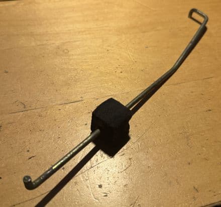 1978-82  11" LH driver   Door lock Control Rod - GM 471969 Inside To Lock Mechanism ,Used