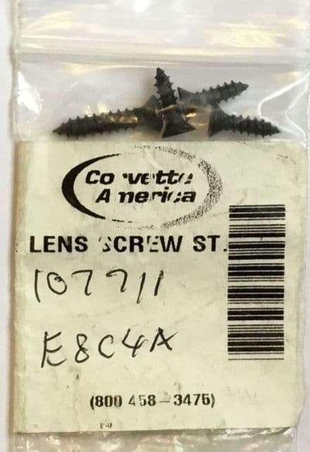 1978-82 Corvette ,Speedo Tach LENS SCREWS CA K1155 ,New