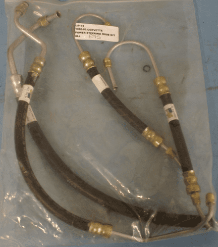 1980-1982 Corvette C3,Power Steering Hose Kit,New