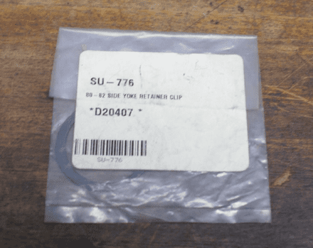 1980-82 Side Yoke Retainer Clip, SU-776,New 1980-82