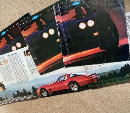 1981 Corvette Original Sales Brochure 1981 B81 used