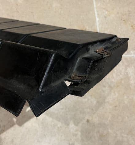 1982 Crossfire C3 Corvette,Front Intake Duct W/Insulators,GM 14038268,Used