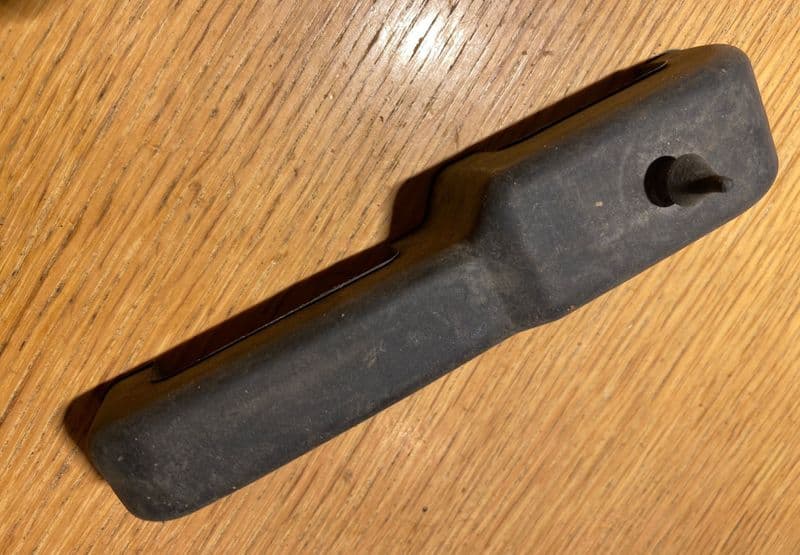 1984-1985 C4 Corvette,   Upper Radiator Insulator rubber ,GM 14043103  Used