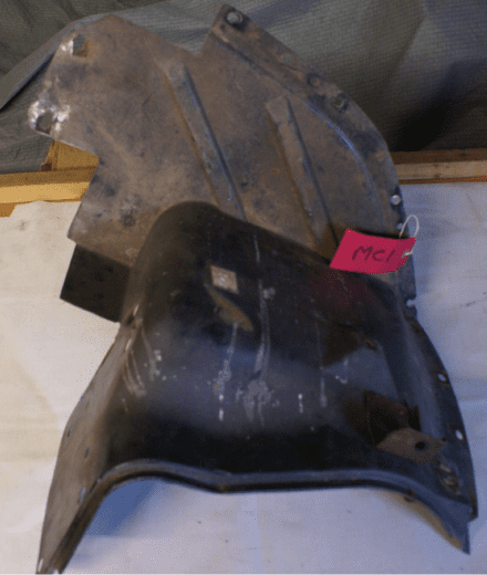 1984-1987 Corvette C4, wheelhouse GM 14069696Front Inner Wheel Arch RH Panel,Used Fair