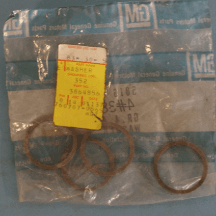 1984-1988 Corvette C4,GM 3864856 Transmission Countershaft Gear Bearing Washer,New,Box C