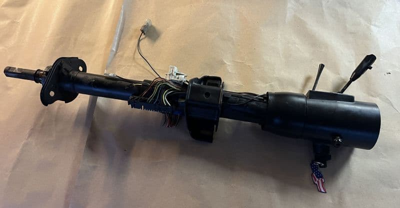 1984 -1989 C4 Corvette Tilt/tele  telescopic STEERING COLUMN rebuilt  GM 26009115 OEM used