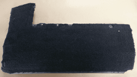 1984-1989 C4 Corvette, Under Dash Knee Bolster Panel Rh, Black, GM 14047482,Used