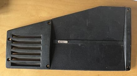 1984-1989 C4. Left rear Speaker Cover/Grille, GM 10054605 ,Used