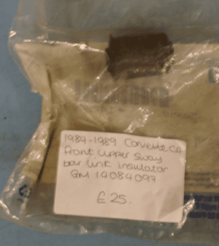 1984-1989 GM 14084097 Corvette C4,Front Upper Sway Bar Link Insulator,New,Box H