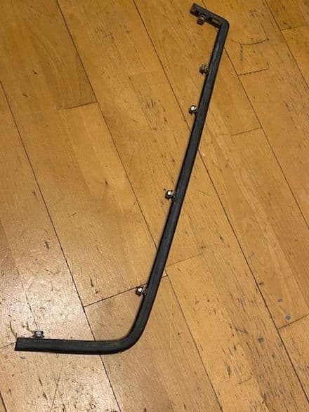 1984-1990 C4 Corvette, GM 14043139 Rear LH beltline trim Moulding Molding inc nuts Good Used