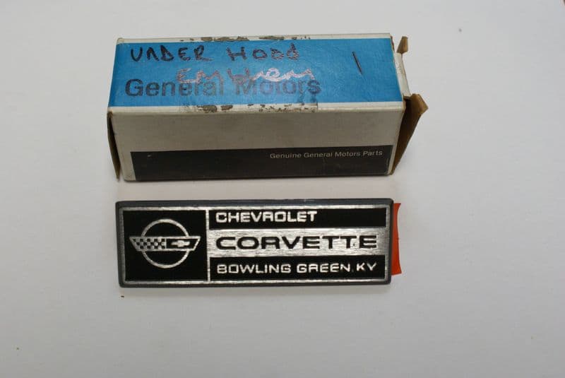 1984-1991 GM14094284  C4 Corvette,Under Hood Emblem,New
