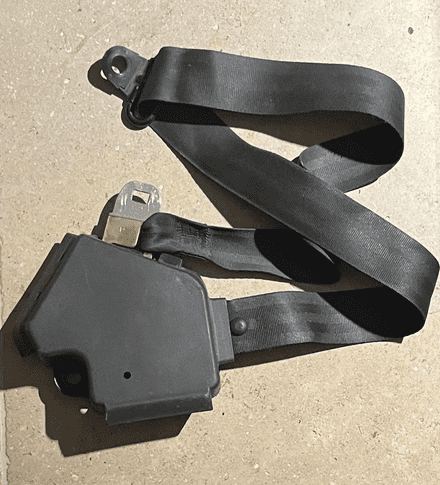 1984-1994 C4 GM 14049230 right RH Passenger C4 SEAT BELT belts webbing assembly reels ,Used