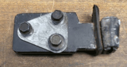 1984-1996 C4 Corvette,Door Pin Guide Receiver RH Inc Plate & Screws,GM 14046604