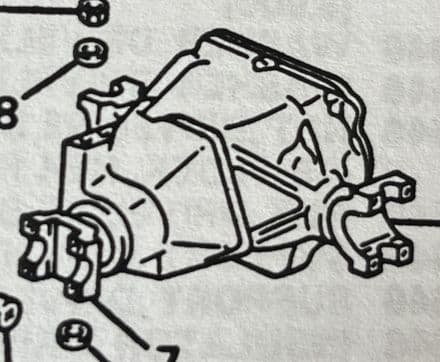 1984 -1996 C4 Corvette, w/ automatic Dana 36 G44 3.07:1 Differential axle ,GM Used