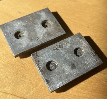 1984-1996 C4 , GM 14048950 PAIR rear monoleaf SPACERS 55x40x5mm Shims ,Used