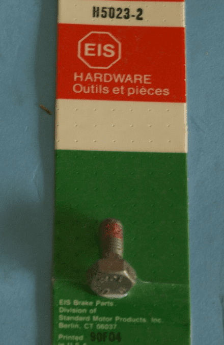 1984 - 1996 C4 H5023-2 Corvette Slider Pin Bolt, New,