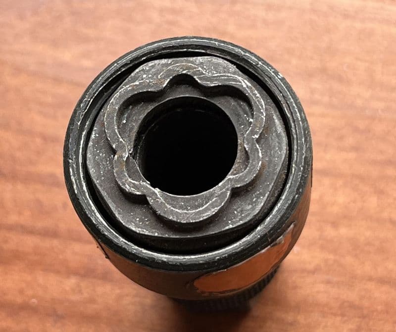 1984- 1996 C4  McGard   22mm  Security Wrench Tool  Socket Key  ORANGE  for McGard Wheel locks used