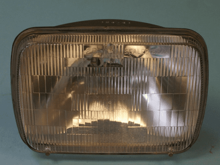 1984-1996 Corvette C4 Sealed Beam Headlamp Wagner, Used Good