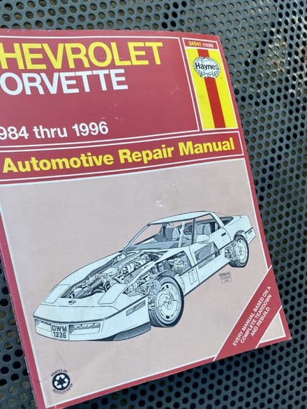 1984 -1996 Haynes Shop Manual C4 Corvette M-24041