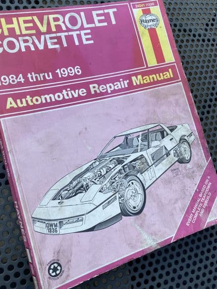 1984-1996Haynes Shop Manual C4 Corvette M-24041-2