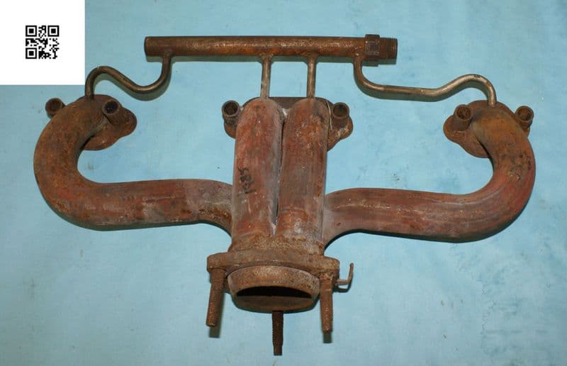 1984-85 10046140  C4 RH Exhaust Manifold, Used OK