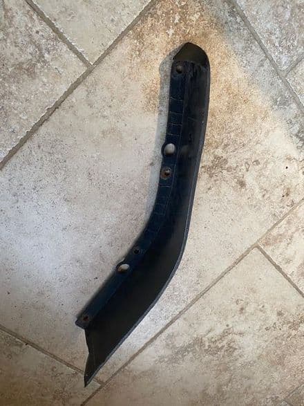 1984-90 , RH Used air dam spoiler deflector 4 " aftermarket minor acceptable