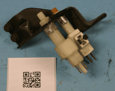 1984-96 Corvette C4 Brake Light and Cruise Off Switch Assembly, Used Poor