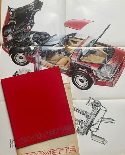 1984 C4 58 -page Brochure with Cutaway Poster in Envelope B84BP