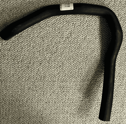 1984 only Radiator Coolant upper top HOSE , Dayco. 71180