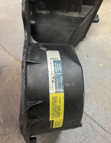 1985-1996 Corvette C4 GM3094161 A/C Heater Blower Motor Case, Used Good