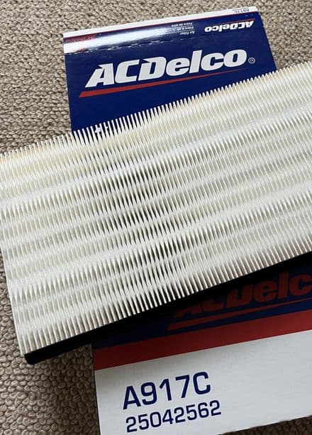 1985-89 and 1997-2004 Corvette Air filter, CA3914, A917C, 25042562 x