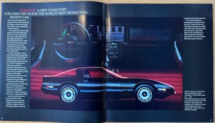 1985 C4 & full passenger car range 20-page Brochure .Celebrity, Camaro, Monte Carlo, Caprice etc