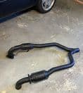 1986-1990 Corvette C4  front  Y-Pipe aluminised  steel  GM  10052279 with  untested pre-cats  Used