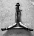 1986-1990 Corvette C4 Y-Pipe aluminised  steel like GM 10094606 with balance pipe Used